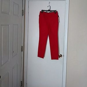 Elastic waist ankle pants